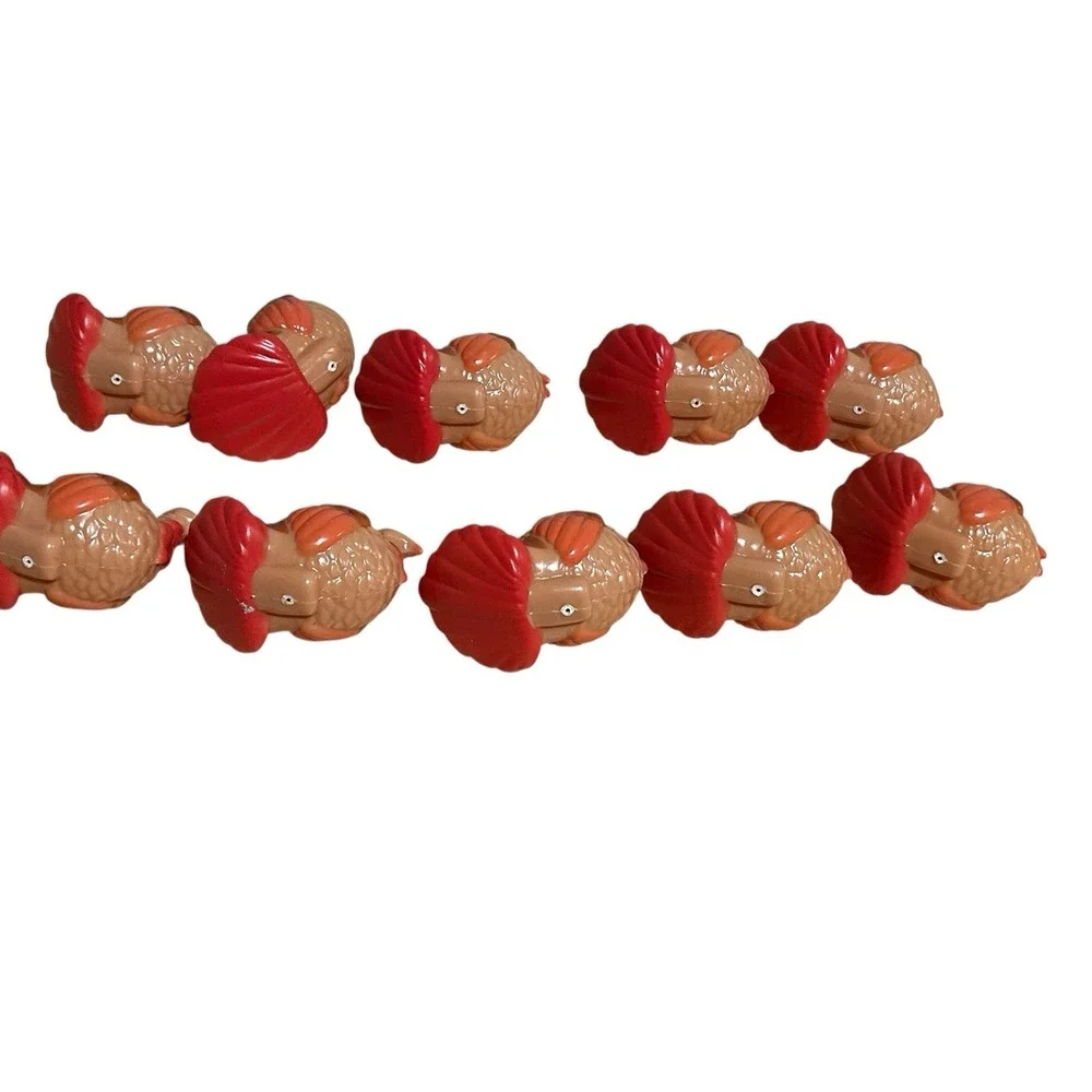 Turkey‎ Blow Mold Light String Covers Thanksgiving Set Of 10 Fall Decor